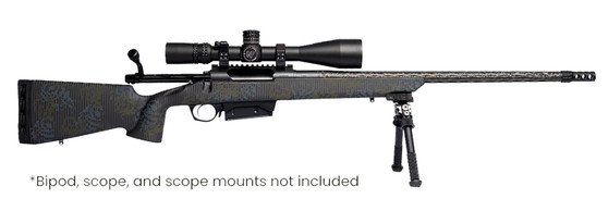 Horizon Firearms RF019C502216C20 Vandal Carbon II 7mm Back Country 22" Black Fluted Barrel, Black Drilled & Tapped Receiver, Black Iota EKO X Carbon Fiber Stock