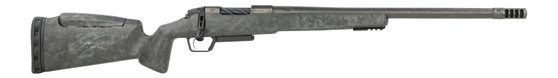 Fierce Firearms RIVTCX7PRC20DGM CT Rival XP 2.0 7mm PRC 3+1 20" Carbon Fiber Match Grade Threaded Barrel, Distressed Gray Titanium Drilled & Tapped Receiver, Carbon Matrix Push Button Adj Cheek Piece