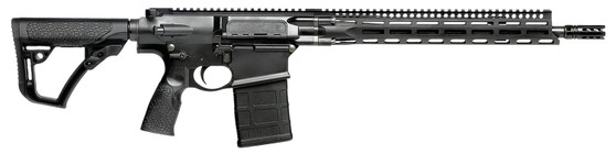 Daniel Defense 0215707258055 DD5 V3 *CA Compliant 7.62x51mm NATO 16" 10+1 Black Hard Coat Anodized Black Phosphate 6 Position w/SoftTouch Overmolding Stock Black Polymer Grip
