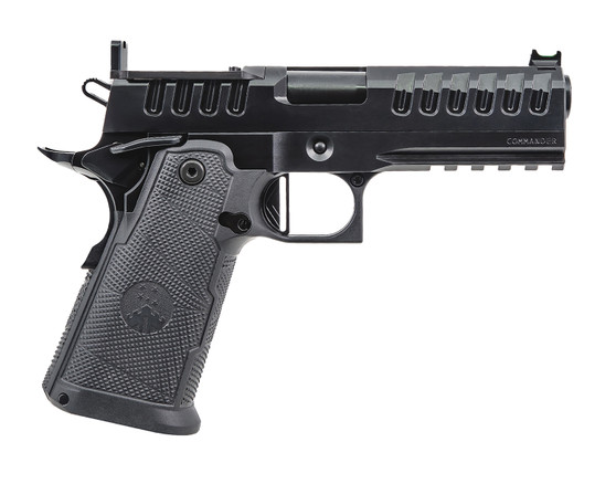 Watchtower Firearms APACHE9MMCMNDRBLK Apache  Commander Frame 9mm Luger 15+1 4.25" Threaded Barrel Steel Slide Black PVD