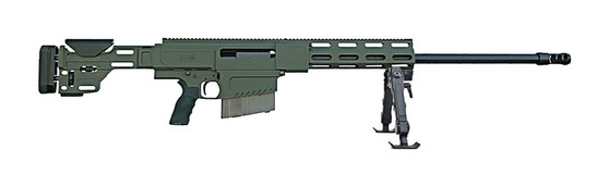 HM Defense HM50B250BMGODG HM50B2 Gen2 50 BMG 10+1 29.25" Black Cerakote Match Grade Threaded Barrel, OD Green Cerakote Aluminum Receiver w/Picatinny Rail, M-LOK Handguard, HM Precision Adj Aluminum St