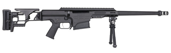 Barrett 19972 MRAD Covert 6.5 Creedmoor 10+1 17" Black Match Grade Fluted Barrel, Black Cerakote Aluminum Receiver w/Picatinny Rail, M-LOK Handguard, Side Folding w/Adj Comb Black Polymer Stock, Black