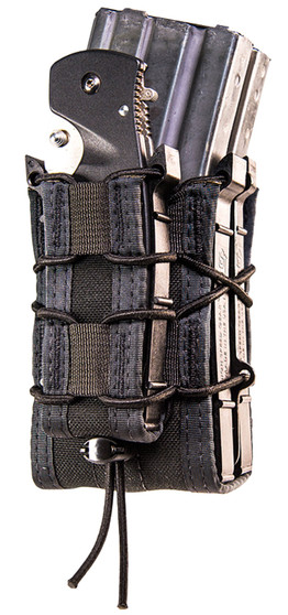 High Speed Gear 112RP0BK TACO X2RP Mag Pouch Triple Black Nylon MOLLE Compatible w/ Rifle Compatible w/ Pistol
