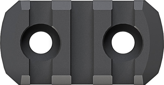 Magpul MAG580BLK M-LOK Aluminum Rail 3 Slots  Black