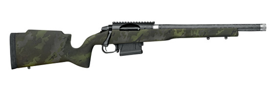 Proof Research 151198 Elevation MTR 2.0 22 Creedmoor 4+1 18" Carbon Fiber Match Grade Threaded Barrel, Black Receiver w/Picatinny Rail, Midnight Camo Proof Fixed Carbon Fiber Stock, Right Hand