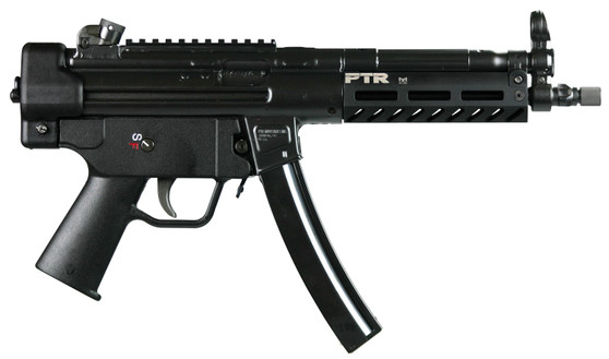 PTR 601 9CT  Pistol 9mm Luger 8.86" 30+1 Black Threaded 1/2 x 28 Top Rail