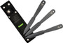 RUKO THROWNING KNIVES 3 PC - 7.38" CARBON STEEL CLAMSHELL