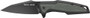 REAL AVID RAV-1 KNIFE MANUAL - 3.25" BLADE GREEN/BLACK