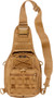 BULLDOG BDT X-SMALL SLING BAG` - W/MOLLE WEBBING TAN