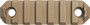 GROVTEC RAIL M-LOK 7 SLOT 3" - COYOTE TAN CERAKOTE
