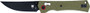 COBRATEC LEGACY BAR LOCK 3.5" - G10 OD GREEN/BLACK D2 BLADE