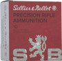 S&B 338 LAPUA MAG MATCH 250GR - BTHP 10RD 10BX/CS