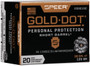 SPEER GOLD DOT 38 SPECIAL+P - 135GR SHORT BARREL 20RD 10BX/C