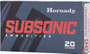 HORNADY SUBSONIC 338 ARC - 307GR SUB-X 20RD 10BX/CS