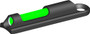 HIVIZ COMP-SIGHT LITEWAVE H3 - SHOTGUN FRONT SIGHT PLAIN BBL