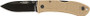 KA-BAR DOZIER FOLDING HUNTER - 3" COYOTE BROWN