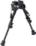 CALDWELL BIPOD XLA 6"-9" FIXED - PICATINNY MOUNT BLACK
