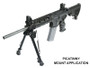 UTG BIPOD TACTICAL OP 8-12.4" - PICATINNY MOUNT W/STUDADAPTER
