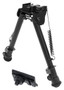 UTG BIPOD TACTICAL OP 8-12.4" - PICATINNY MOUNT W/STUDADAPTER