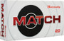 HORNADY MATCH 308 WIN 178GR - BTHP 20RD 10BX/CS