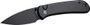 CIVIVI KNIFE QUIBIT 2.98" BLK/ - BLK STONEWASH BUTTON LOCK