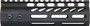 GUNTEC ULTRA LIGHT HANDGUARD - 7" M-LOK BLACK