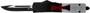 TEMPLAR KNIFE SLIM OTF TEMPLAR - FLAG 3.1" BLACK DROP POINT