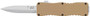 SCHRADE KNIFE UPROAR D/A OTF - 3" D2 BAYONET POINT FDE/SS
