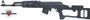 ADV TECH AK FIBERFORCE STOCK - BLACK MATTE