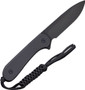 CIVIVI KNIFE ELEMENTUM 3.98" - FIXED BLACK G10/BLACK D2
