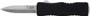 SCHRADE KNIFE UPROAR D/A OTF - 3" D2 BAYONET POINT BLACK/SS