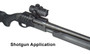 UTG RED DOT 4.0 MOA DOT 38MM - WITH INTEGRAL QD MOUNT
