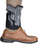 DESANTIS DIEHARD ANKLE HOLSTER - RH LEATHER FITS GLOCK 43 BLACK