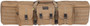 BULLDOG 37" 2 GUN TACTICAL CSE - 3 LARGE ACCESSORY POCKETS TAN