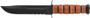 KA-BAR FIGHTING/UTILITY KNIFE - 7" SRRTD W/LTHR SHTH US ARMY