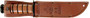 KA-BAR FIGHTING/UTILITY KNIFE - 7" SRRTD W/LTHR SHTH US ARMY