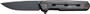 WE KNIFE NAVO 3.25" BLACK - CANVAS MICARTA STONEWASH