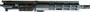ONE HORSE AR15 COMPLETE UPPER - 10.5" 300AAC