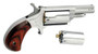 NAA MINI-REVOLVER COMBO 1-5/8" - 22LR/22WMR S/S PORTED WOOD