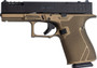 GLFA 19 STRIKER 9MM 4" 15 SHOT - BLACK SLIDE BRONZE FRAME