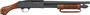 MOSSBERG 590 NIGHTSTICK 20GA - 3" 6RD 14.375" BLUED/WALNUT