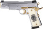 GIRSAN MC1911S LIBERADORE II - 9MM 10RD CHROME GOLD ENGRAVED