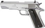 IVER JOHNSON 1911A1 38 SUPER - 5" FS 9RD CHROME BLACK WOOD