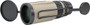 GPO SPOTTING SCOPE TACTICAL - 15-45X60 W/RAILS TAN
