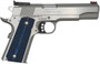 COLT GOLD CUP LITE 38 SUPER 5" - 8RD STAINLESS BLUE G10 GRIPS