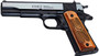 COLT GOVERNMENT 1911 45ACP 5" - 8RD ROYAL BLUE ROSEWOOD GRIPS