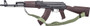 ARSENAL SAM5-67PM 5.56x45 - RIFLE PLUM POLYMER STOCK & MAG