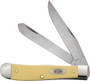 CASE KNIVES YELLOW SYNTHETIC - SMOOTH TRAPPER