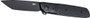 CRKT BAMBOOZLED 3.3" TANTO - ASSISTED BLACK/BLACK D2