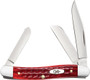 CASE KNIVES POCKET WORN OLD - RED BONE CORN COB JIG STOCKMAN